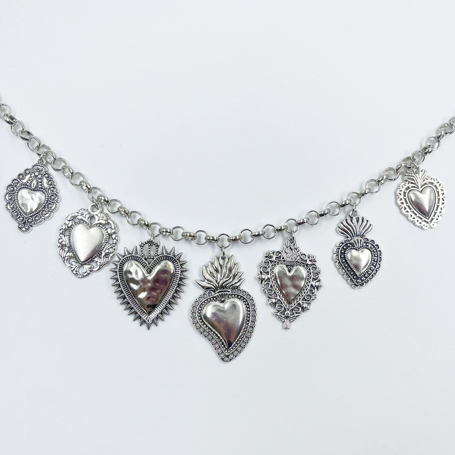 "Sacred Heart" - Vintage Pendant Necklace