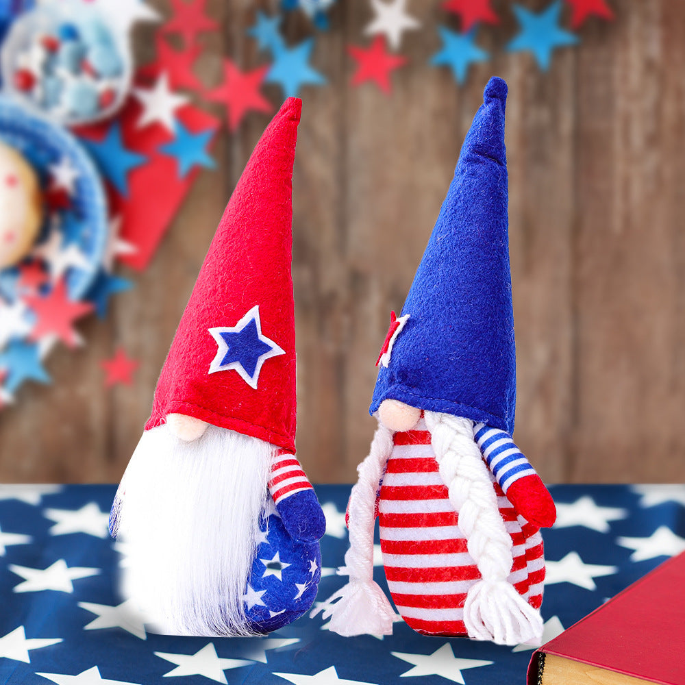 Striped Dwarf Doll Ornaments