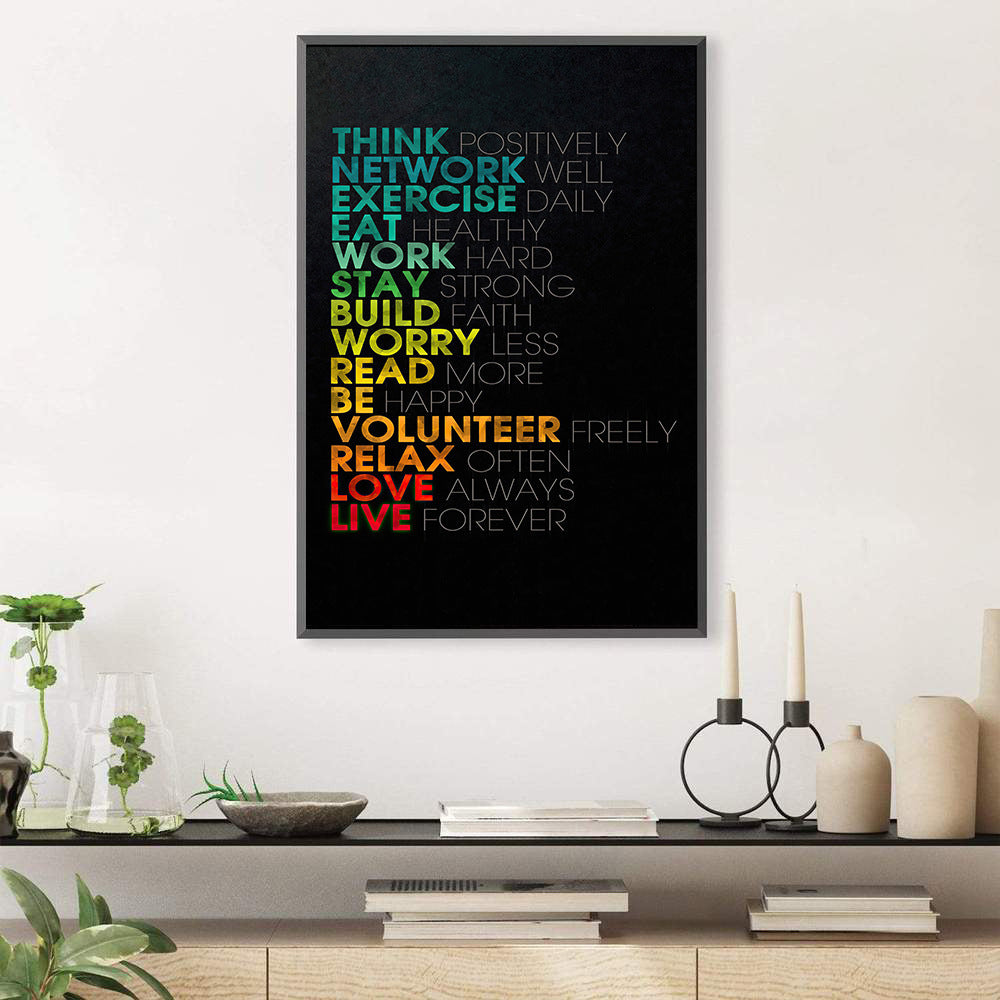 Famous Sayings And Inspirational Wall Painting