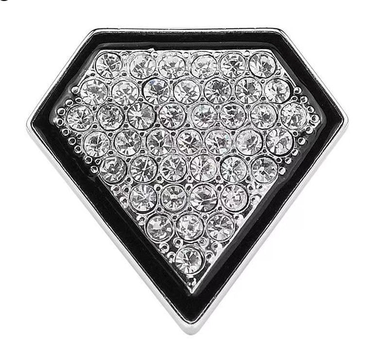 "Diamonds are Forever" - Rhinestone Brooch
