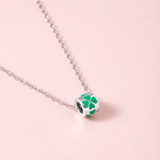 "Lucky Life" - Four-leaf Clover Clavicle Chain Necklace