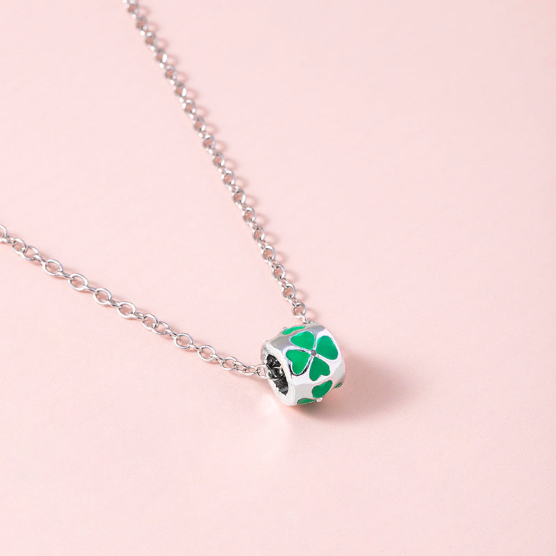 "Lucky Life" - Four-leaf Clover Clavicle Chain Necklace
