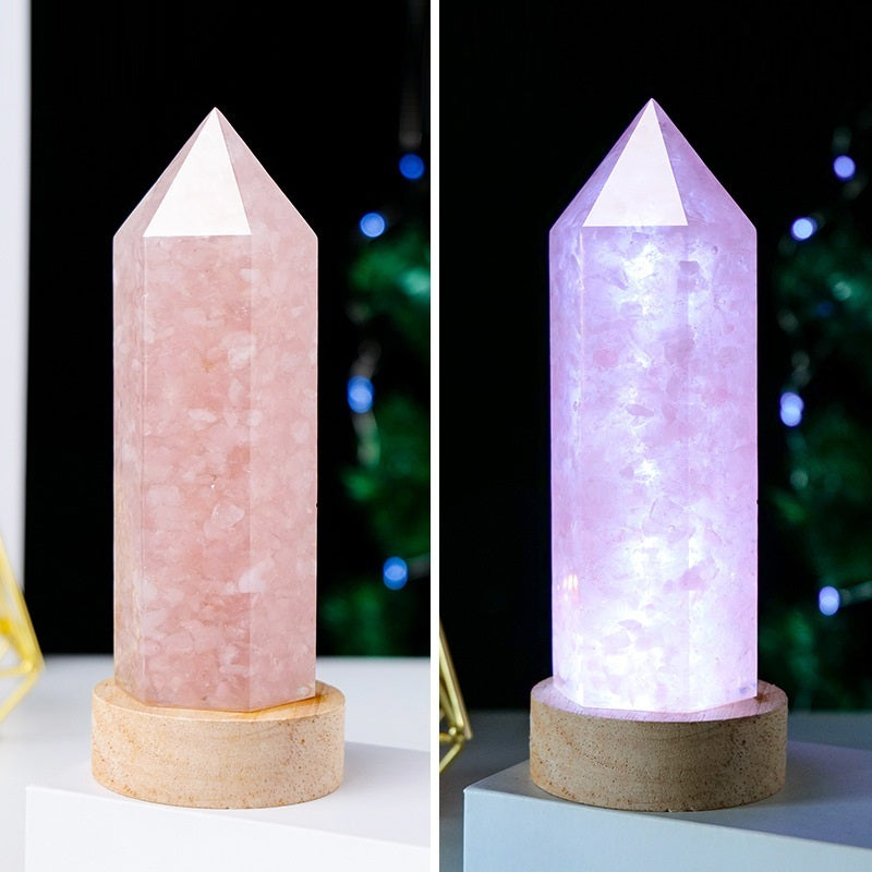 Natural Crystal USB Night Light