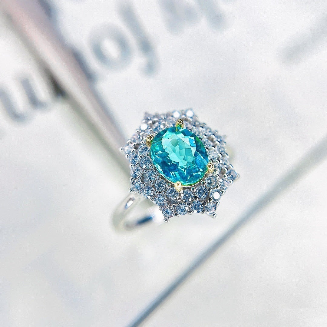 "I am Treasured" - Natural Apatite Ring