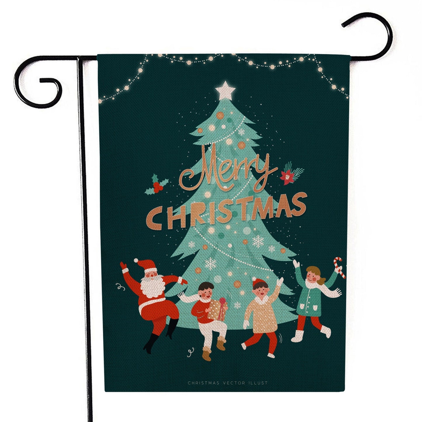 Santa Claus Garden Flag