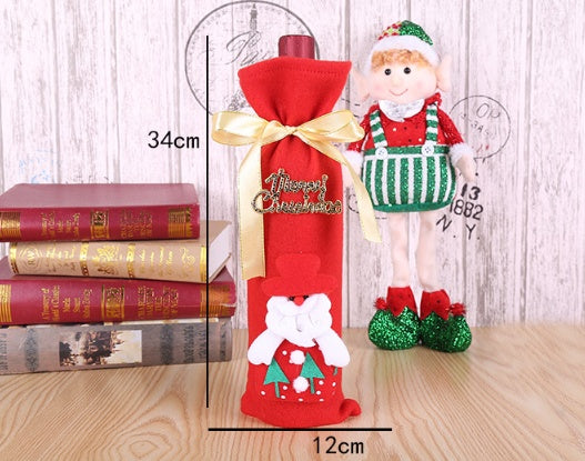 Christmas Wine Bottle Bag