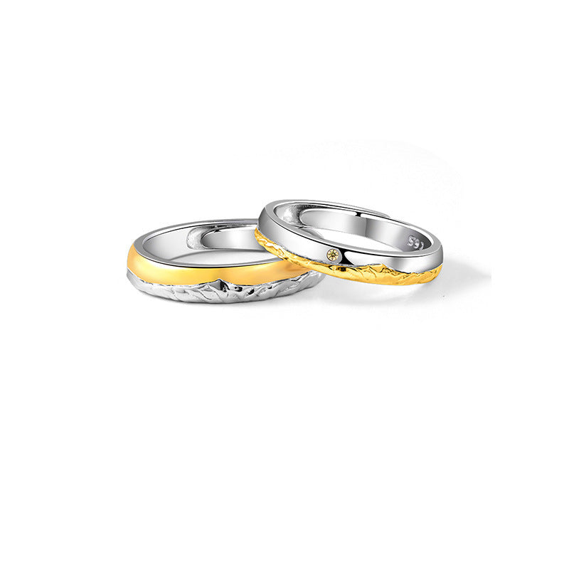 Sunset Jinshan Ring for Couples