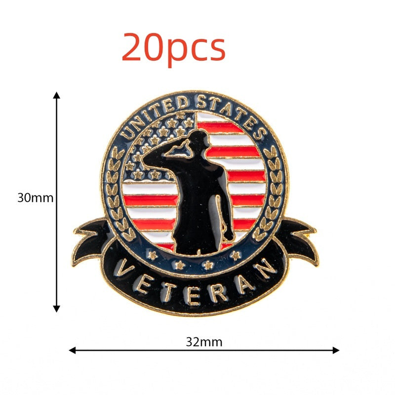 Independence Day Badge Ornament