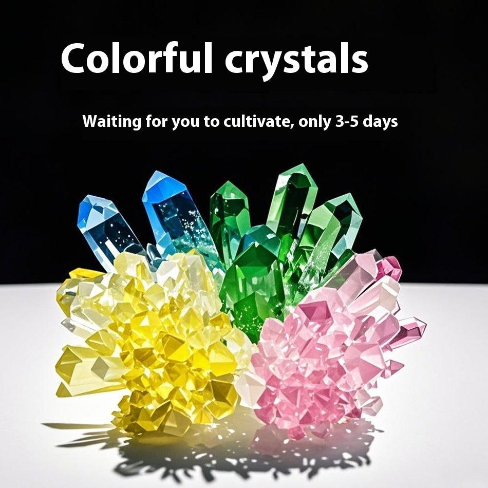 Growing Crystal Scientific Experiment