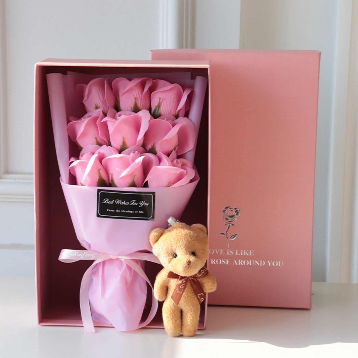 Valentine's Day Rose Soap Bouquet