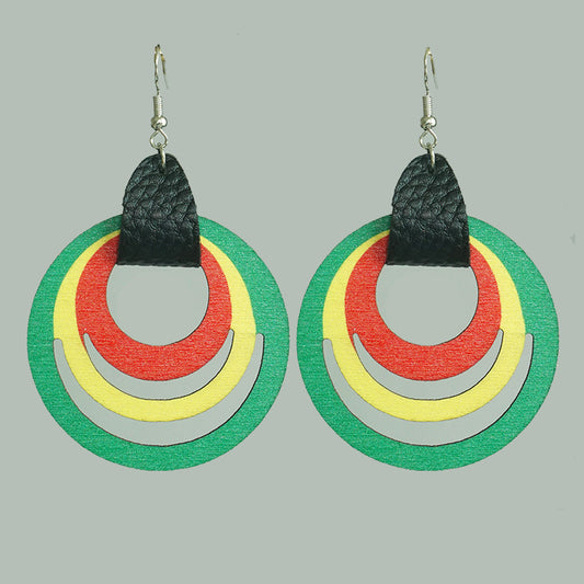 Multicolor Cultural Earrings