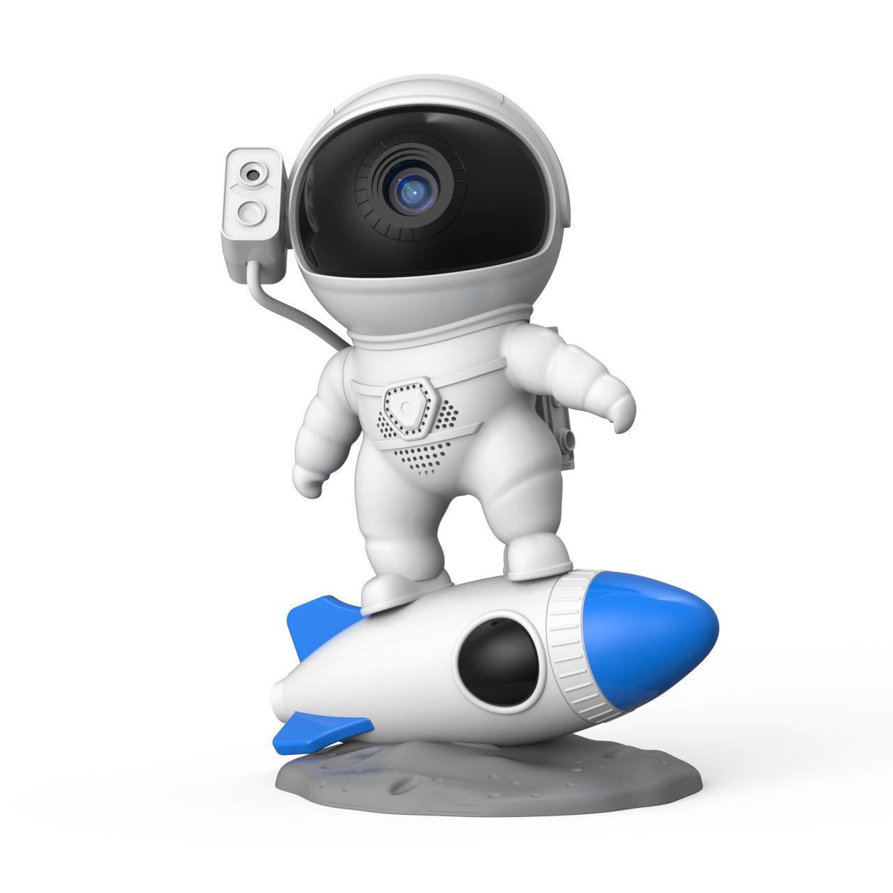 Starry Sky Rocket Astronaut Galaxy Projector Lamp Desktop