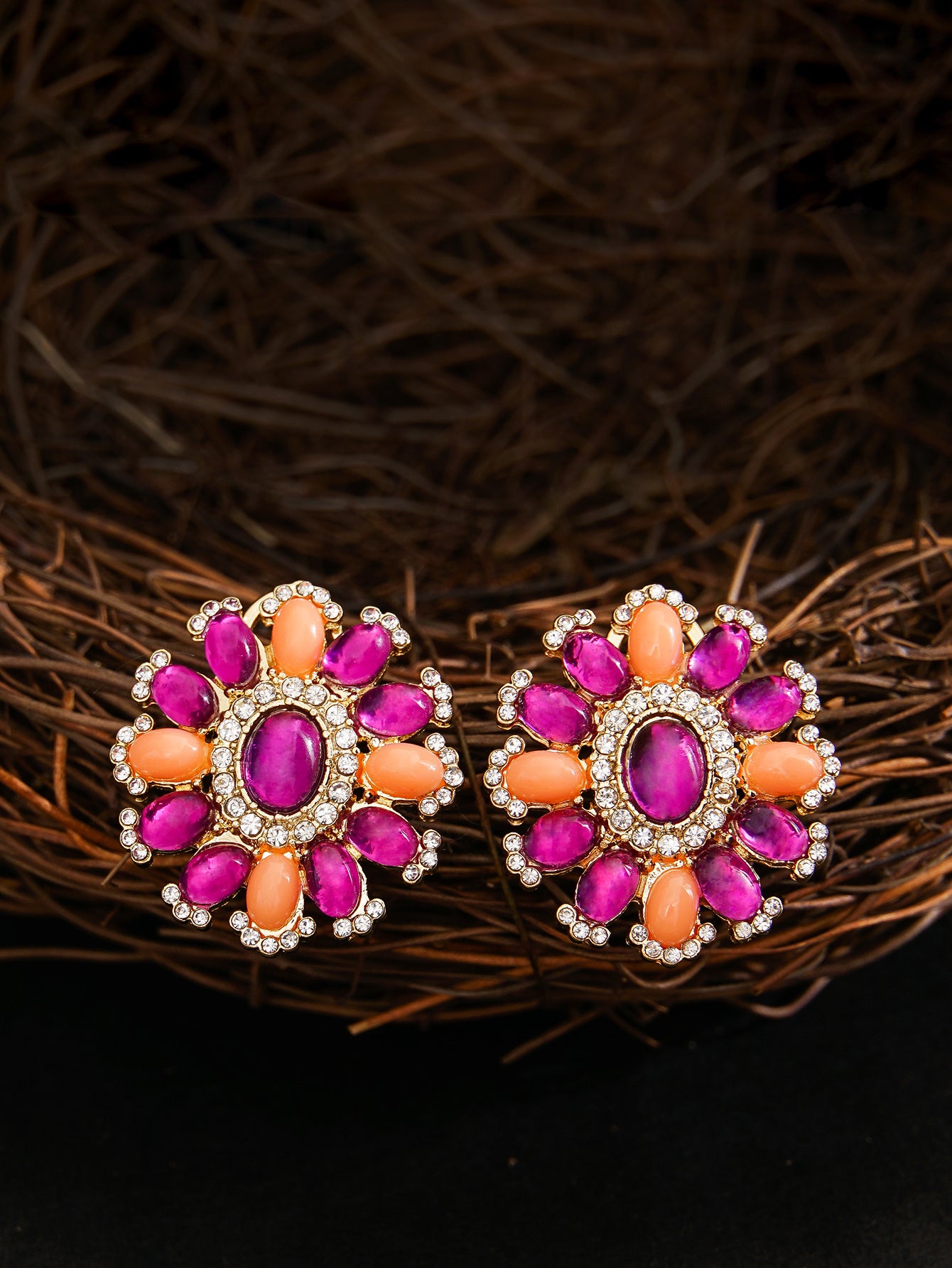 "Super Fairy" - Colored Gemstone Earrings