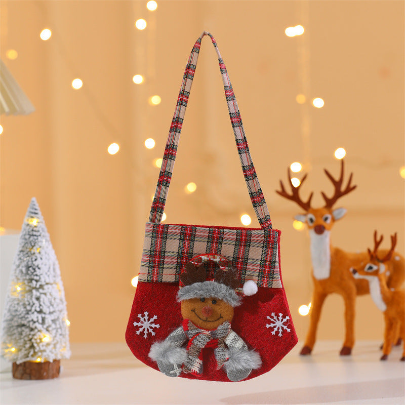 3D Cartoon Christmas Candy Gift Bag - Stocking Stuffer