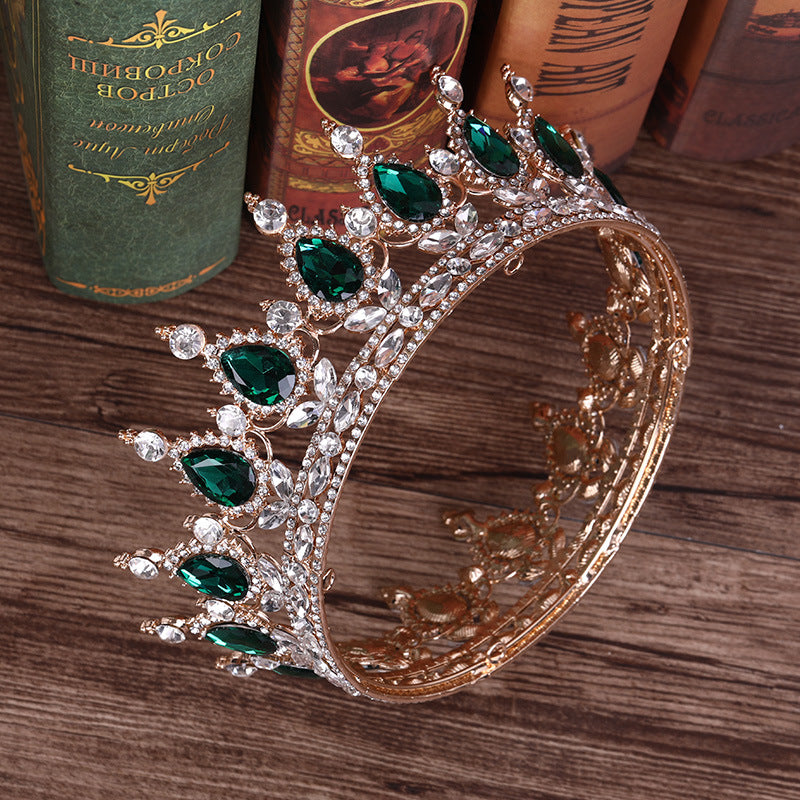 Alloy Color Crystal Bridal Crown