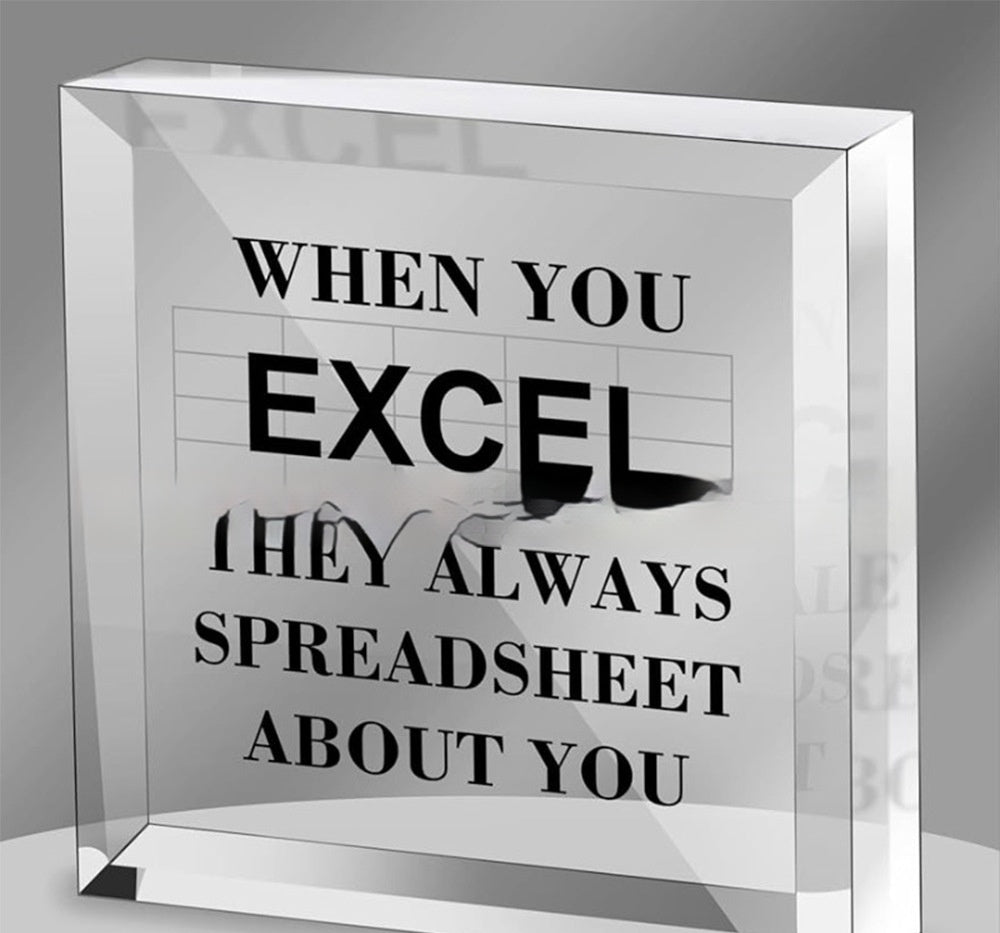 "A Warm Message" - Crystal Figurine Gifts for Everyone