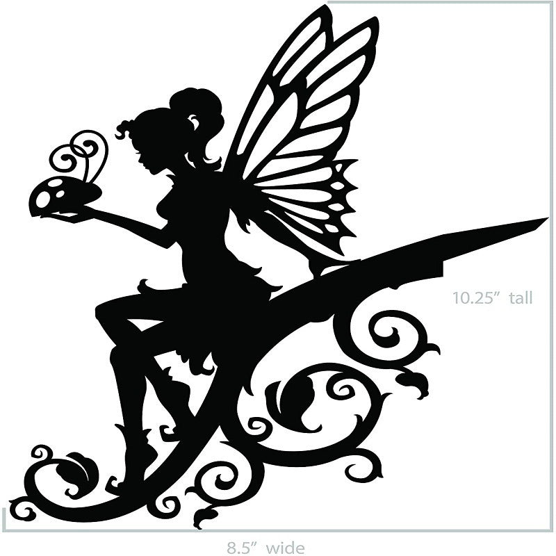 "She is a Fairy" -  Metal Garden Decor