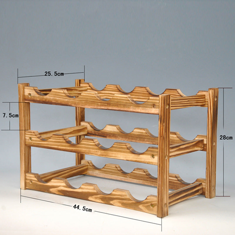 Bamboo Wine Bottle Rack