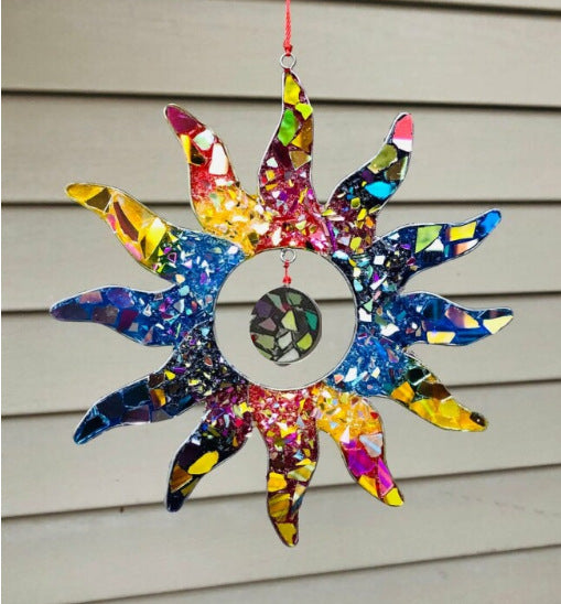 "Rainbow in the Sun" - Handmade Suncatcher
