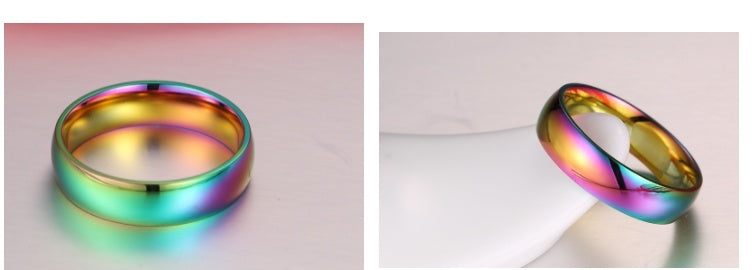 Rainbow Hematite Ring