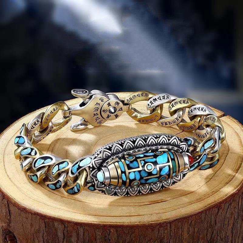 Retro Transfer Rotating Multicolored Bracelets