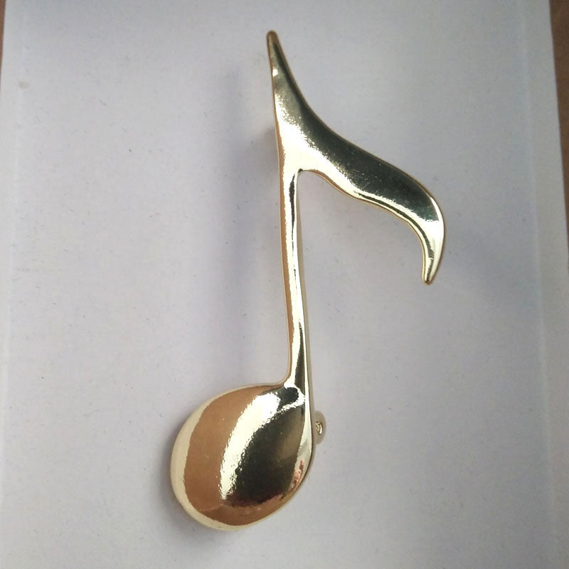 "Golden Sound" - Metal Brooch