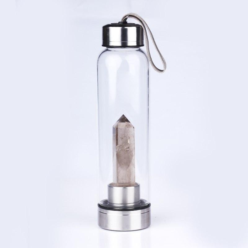 "Natural Crystal Pillar Energy" - Glass Tumbler