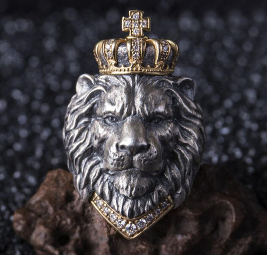 Vintage Lion King Ring