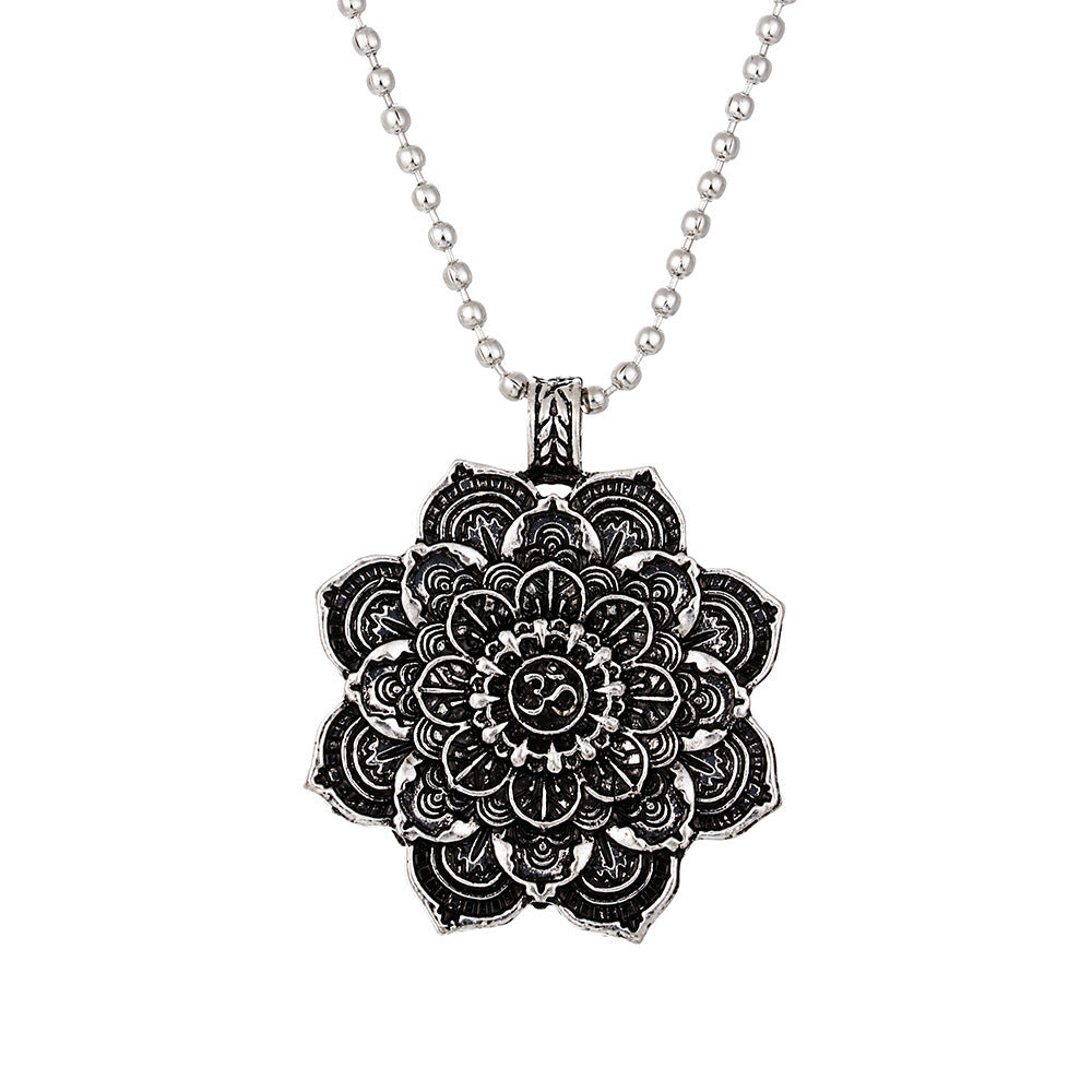 "Yoga Mandala" - Alloy Necklace