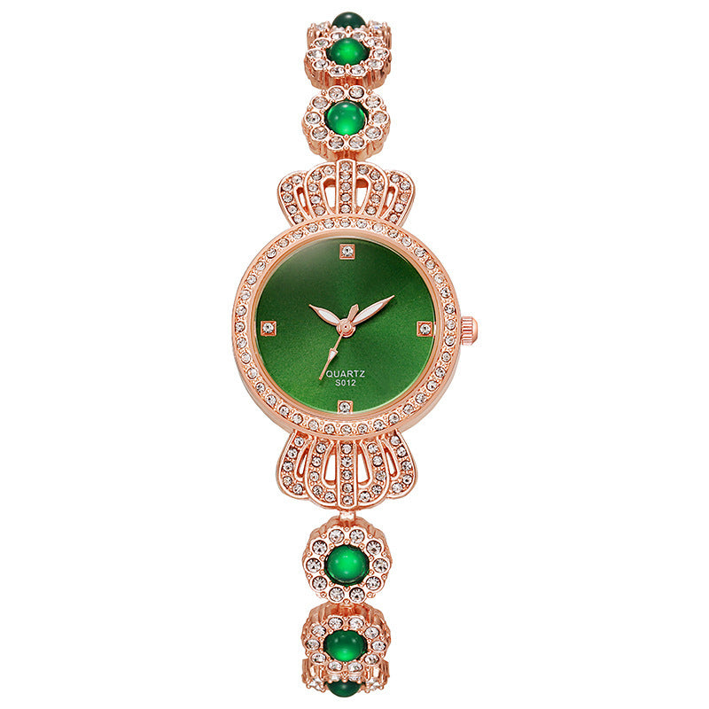 "Green Queen" -  Women's Quartz Bracelet Watch