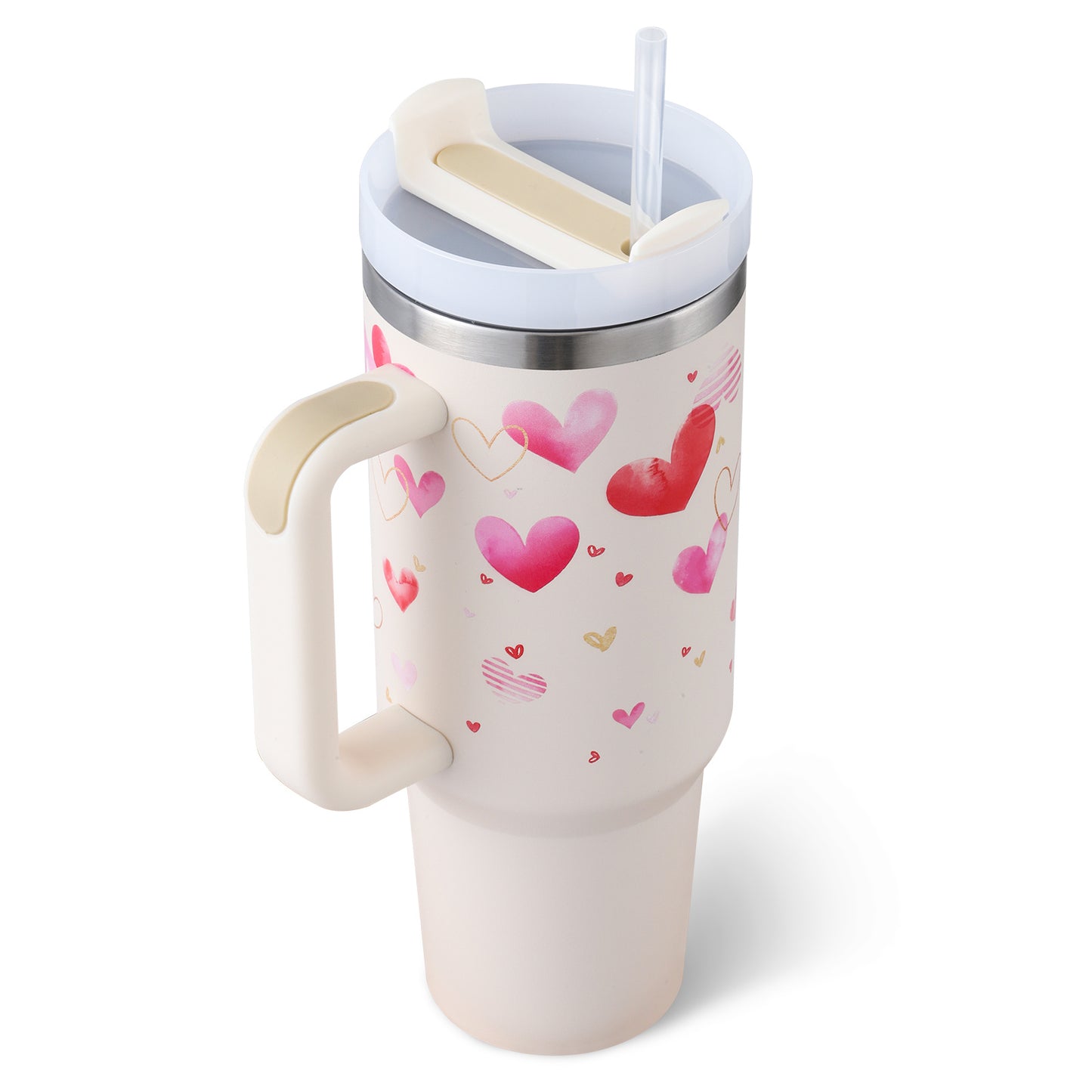 "Hydrate in Style" -  40 oz. Spill-proof Insulated Tumbler With Straw