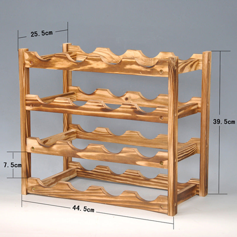 Bamboo Wine Bottle Rack