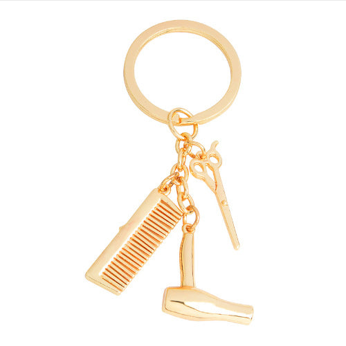 Alloy Hairdresser Keychain