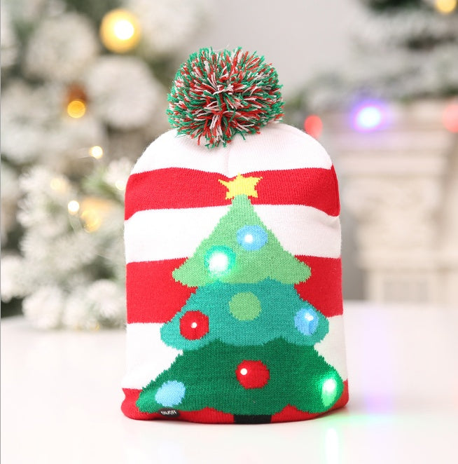 Ugly LED Light Knitted Christmas Hats