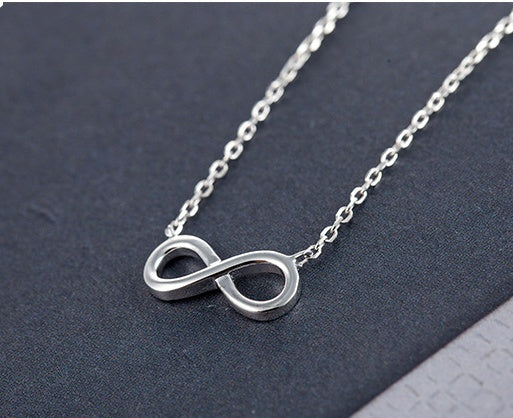 Sterling Silver Infinity Necklace, Earrings, Bracelet, and Ring