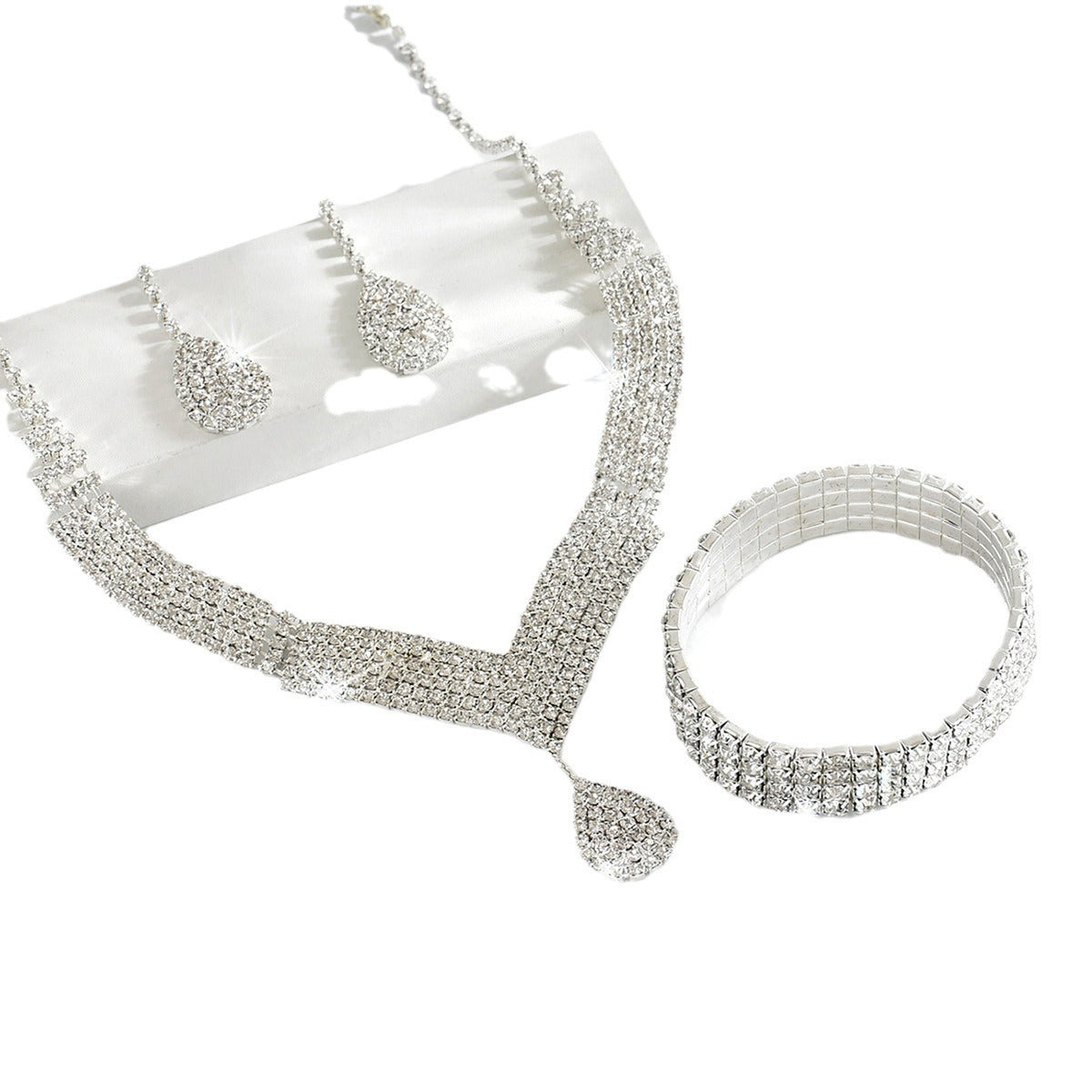 "Dazzling Darling" - Rhinestone Jewelry Set
