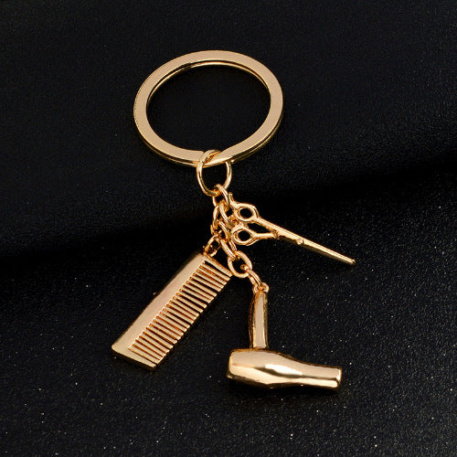 Alloy Hairdresser Keychain