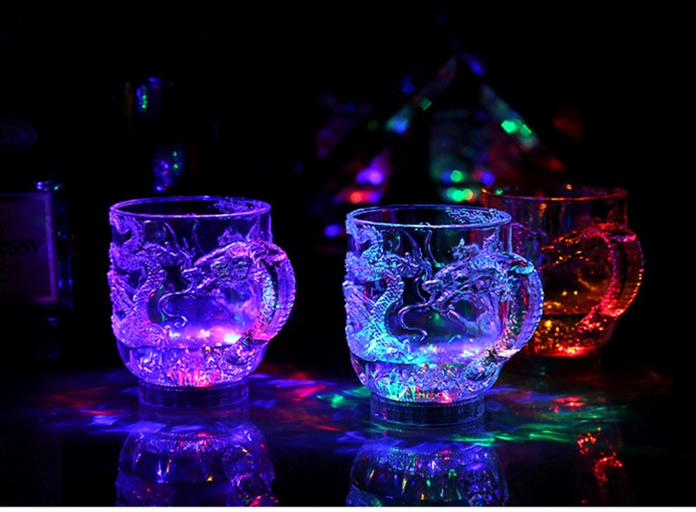 "Fantasy Dragon" - Color Enhanced Wine Cup