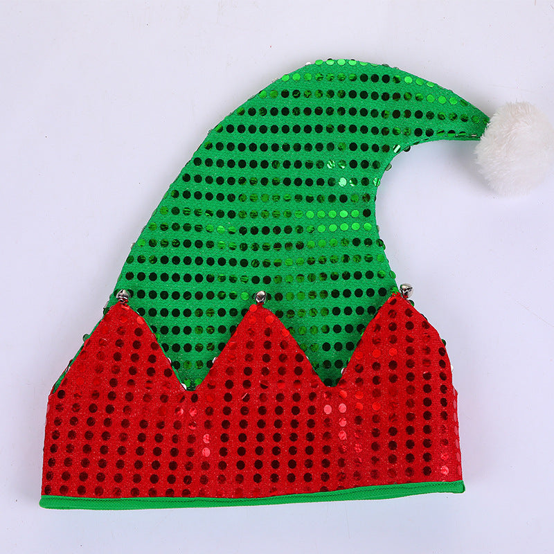 Sequins Christmas Elf Hat