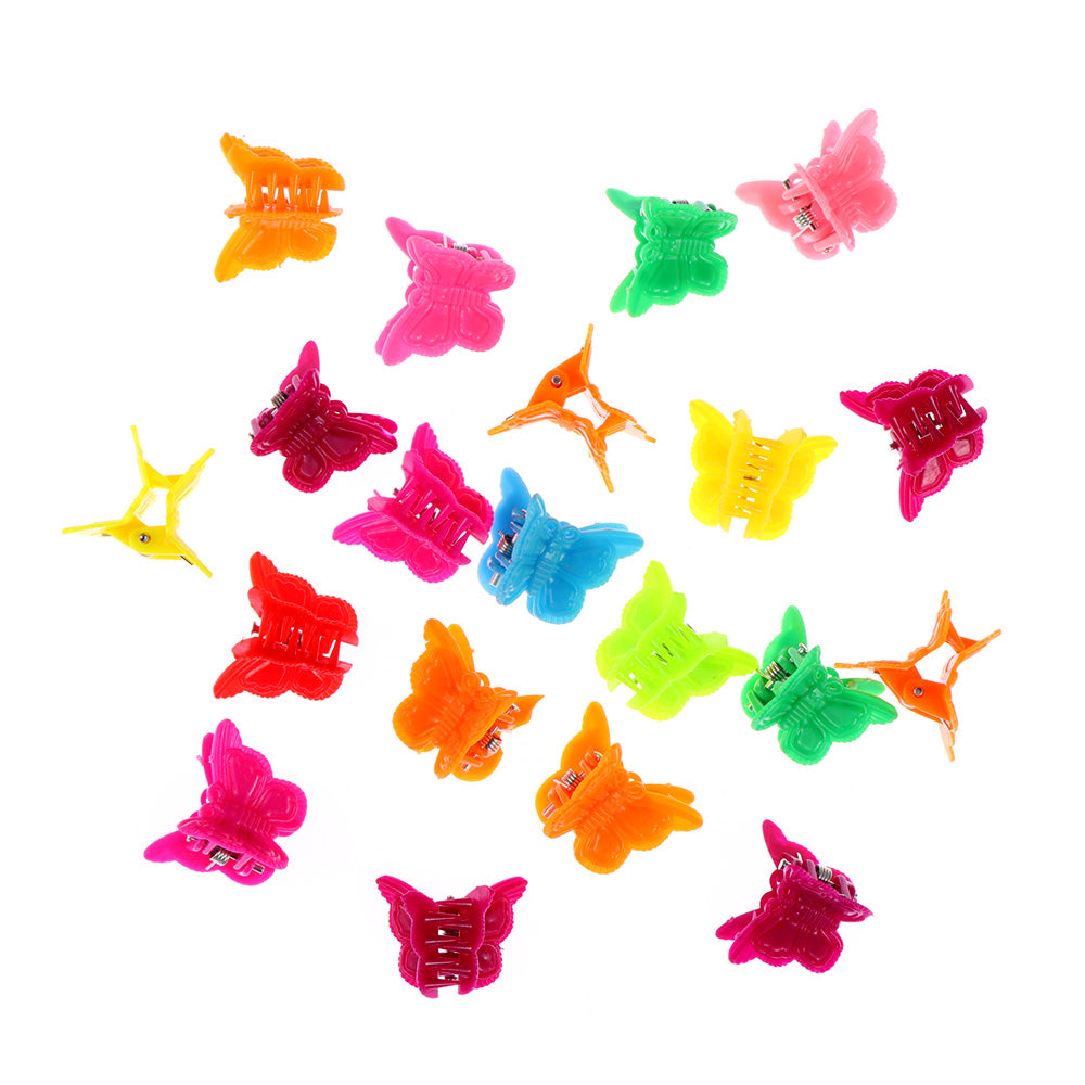 Colorful Mini Butterfly Hair Clips