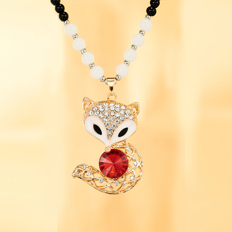 Versatile Fringed Pearl Sweater Chain/Necklace