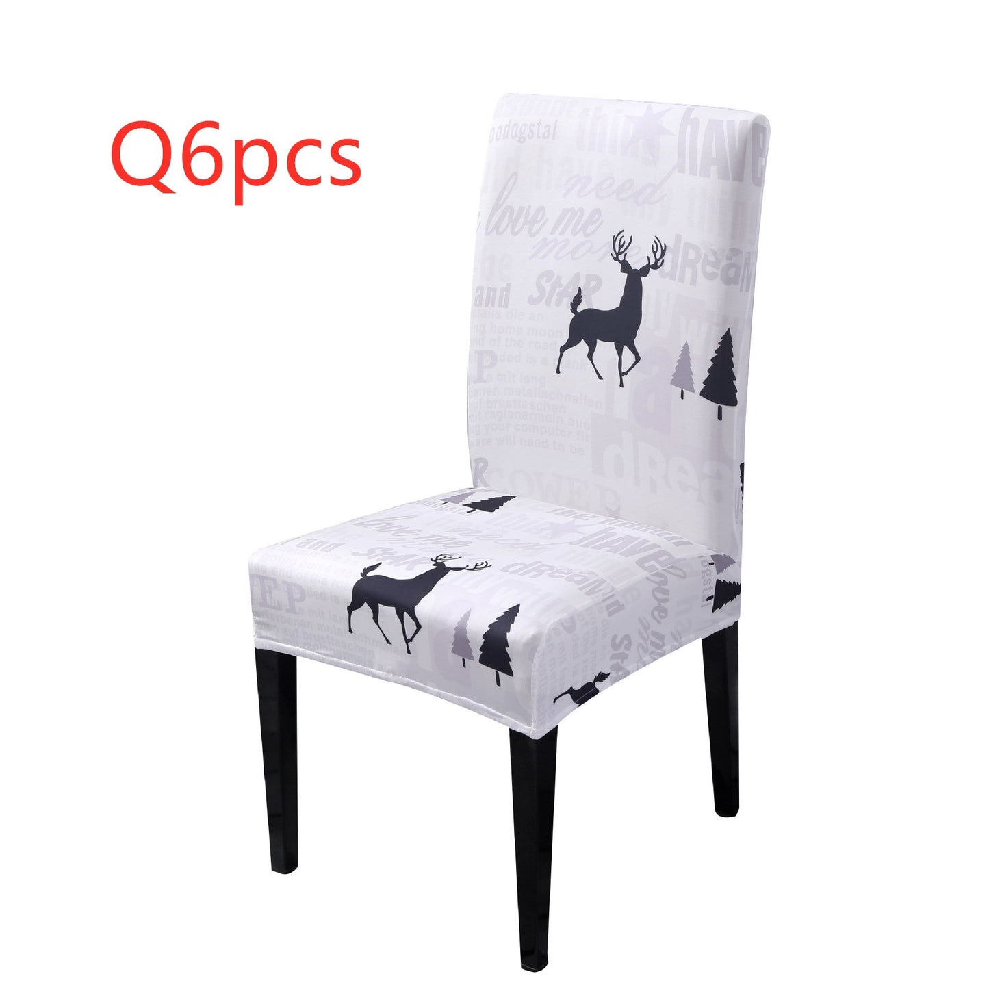 Universal Elastic Christmas Chair Cover