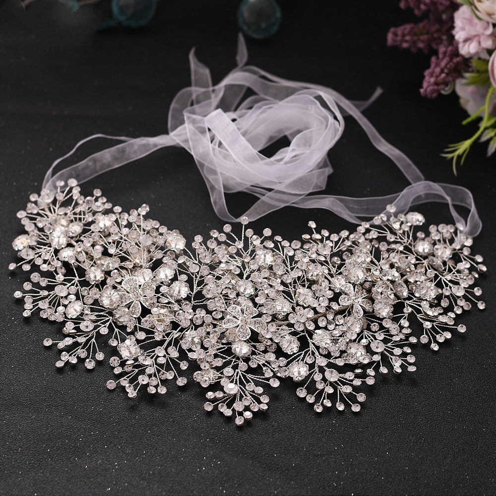 Luxury Rhinestone Alloy Bridal Belt
