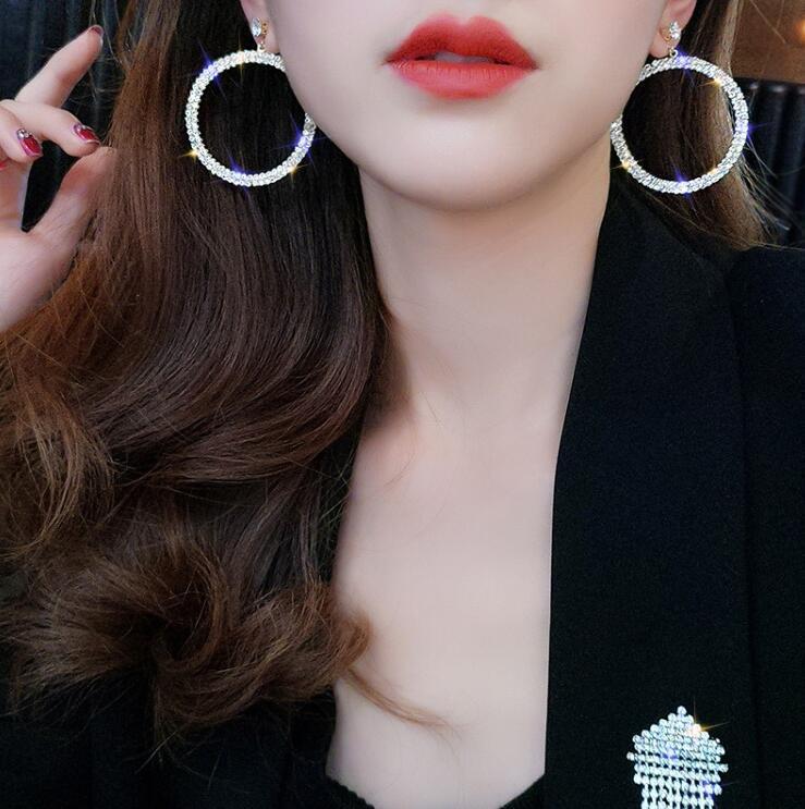 Bohemian Gemstone Hoop Earrings