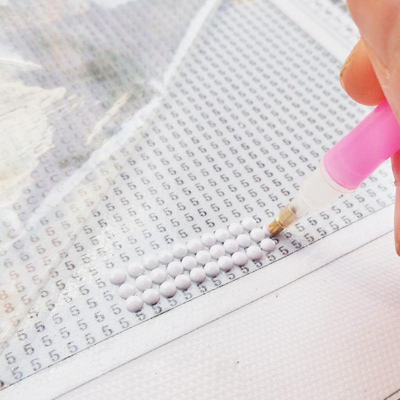 DIY Diamond Moon Painting