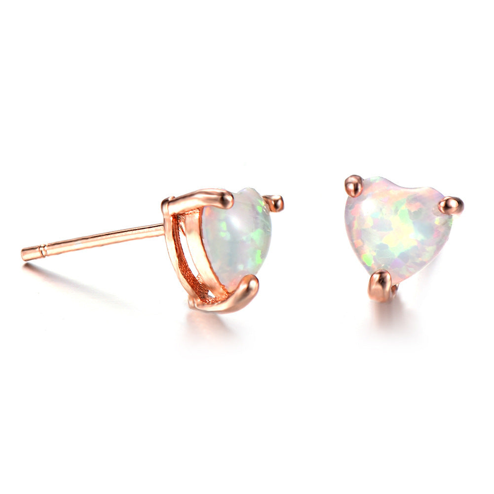 "Glowing Frost" - Stud Earrings