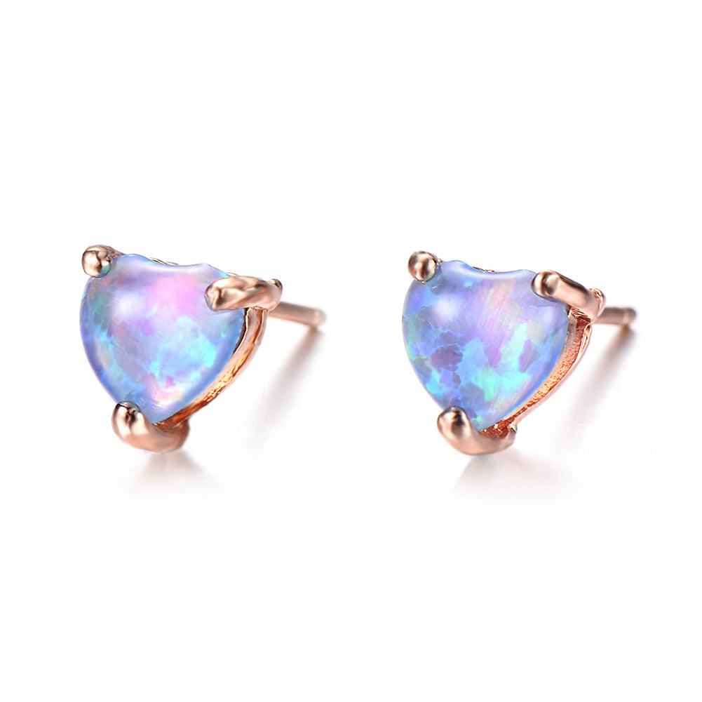 "Glowing Frost" - Stud Earrings