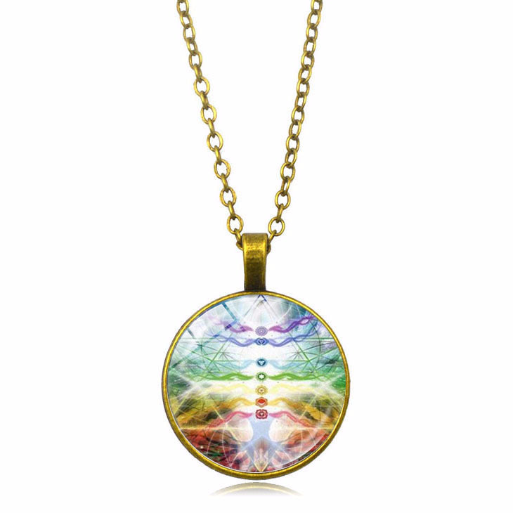 Meditation Chakra Gemstone Necklace