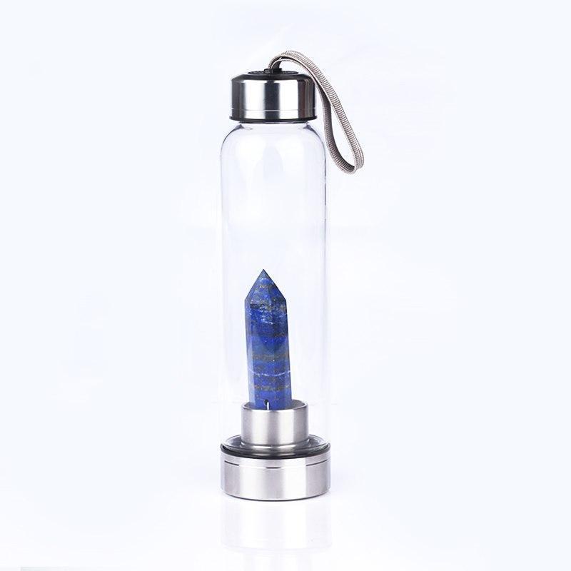 "Natural Crystal Pillar Energy" - Glass Tumbler