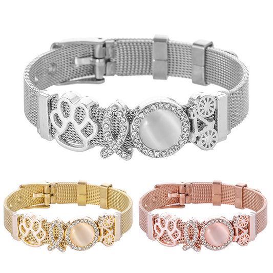 Mesh Stainless Steel Bracelet